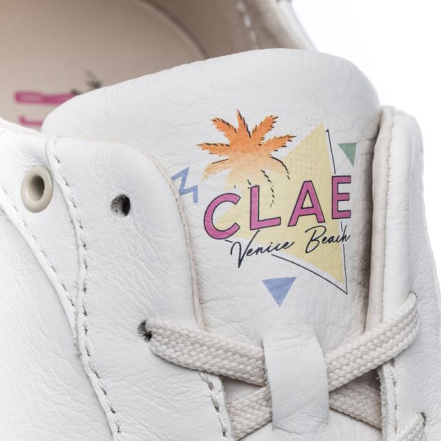 CLAE MALONE VENICE BEACH Shoes Womens USA842-V93 In Off-White Trekking Green Sunset